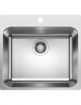 Plautuvė BLANCO SUPRA 500-IF/A R12 BRUSHED O.AF, 526354
