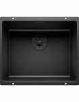 Plautuvė BLANCO SUBLINE 500-U SILG PDUR Juoda Edition InFino O.AF, 526340