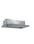 Bosch | Hood Serie 4 | DFL064A52 | Telescopic | Energy efficiency class A | Width 60 cm | 270 m&sup3;/h | Push Buttons | LED | Silver