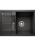 Plautuvė BLANCO METRA 45 S Compact SILG PDUR Black O.AF, 525912