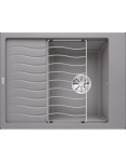 Komplektas plautuvės ir mai&scaron;ytuvo  BLANCO ELON 45 S (524826) + BLANCO MIDA (519416) (Silgranit&reg;, Aliuminio metalinė)