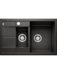Plautuvė BLANCO METRA 6 S compact SILG PDUR Black M. AF, 525925