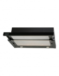 CATA | Hood | TF 2003 600 GBK | Telescopic | Energy efficiency class C | Width 60 cm | 390 m&sup3;/h | Mechanical control | LED | Bla