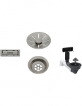 Priedai BLANCO Waste fitting set 1x3,5'' InFino Satin Platinu