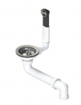 Priedai BLANCO Fitting set 1 x 3.5" without pop-up control overflow round