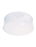 Plastikinis dangtis mikrobangų krosnelei 23cm, permatomas / 352402