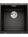Plautuvė BLANCO SUBLINE 400-U SILG PDUR Black InFino O.AF, 525990