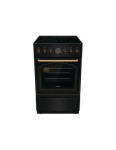 Gorenje Cooker | GECS5B70CLB | Hob type Vitroceramic | Oven type Electric | Black | Width 50 cm | Depth 59.4 cm | 70 L