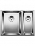 Plautuvė BLANCO ANDANO 340/180-U SATIN LI InFino O.AF  522979