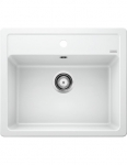 Plautuvė BLANCO LEGRA 6 SILG White O.ZUB O.AF, 523334