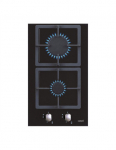CATA | Hob | SCI 3002 BK | Gas on glass | Number of burners/cooking zones 2 | Rotary knobs | Black