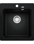 Plautuvė BLANCO NAYA 45 SILG PDUR Black O.AF, 526572