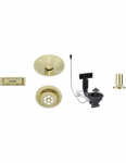 BLANCO InFino komplektas 1x3,5'' Satin Gold |  1x3,5''