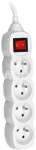 Tracer PowerWatch 3 m (4 socket) white with power switch