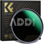 K&F Concept K&F 72MM Nano-X ND64 (6 Stop) Lens Filter Fixed Neutral Density Filter, Waterproof, Scratch-Resistant
