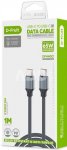 D-Fruit cable USB - C-USB-C 1m, grey (DF440C)