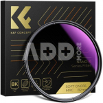 K&F Concept K&F 55MM Nano-X Soft Graduated ND8 Filter, HD, Waterproof, Anti Scratch, Blue Coated