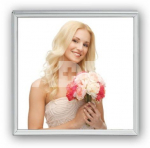 Zep Photo Frame 120S01-55 Silver 13x13 cm
