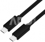 Platinet cable USB-C - USB-C 5A 100W 2m, black (45579)