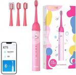 Sonic toothbrush for kids with app and tip set Bitvae K7S (pink)