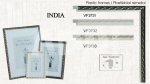 Rėmelis 10x15 plast INDIA VF3733 White su auksu | 15 mm