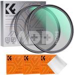 K&F Concept K&F 77MM K Series Black Mist Filter Kit 1/4+1/8+3pc cleaning cloths