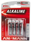 1x4 Ansmann Alkaline Mignon AA LR 6 red-line