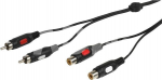 Vivanco cable 2xRCA - 2xRCA 2.5m (46018)