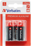 1x2 Verbatim Alkaline battery Baby C LR 14 49922