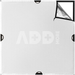 Westcott Scrim Jim Cine 2 in 1 Silver/White Bounce Fabric (1.2 x 1.2m)