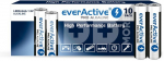 Baterijos LR03 everActive Pro Alkaline LR03 10xAAA