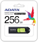 ADATA FlashDrive UC300 256 GB, USB 3.2 Gen 1, Black/Green