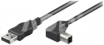 Goobay USB 2.0 Hi-Speed Cable 90&deg;, Black Goobay