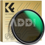 K&F Concept K&F 67MM D Series Variable/Fader ND Filter, ND2~ND32, W/O Black Cross