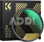 K&F Concept 82MM XC15 Nano-X B270 CPL Filter, HD, Waterproof, Anti Scratch, Green Coated