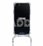Lookabe Necklace Snake Edition iPhone 7/8 silver snake loo016