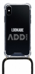 Lookabe Necklace iPhone X/Xs gold black loo003