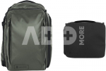 WANDRD Transit 35L Travel Backpack Wasatch Green Essential Bundle