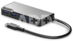 Alogic Fusion Swift USB-C 4-Port Hub Space Gray