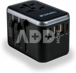 Verbatim Uni.Travel Adapt.UTA-04 USB-C 61W 2xUSB-C 3xUSB-A 49546