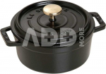 Staub Cocotte 12cm round black, cast iron