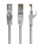 Gembird Patch cord cat.6 copper UTP 5m grey