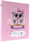 Albumas GED DRS20 OWL PINK 22,5x28 | 40 magnet psl | spiralinio ri&scaron;imo | max 10x15 160