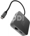 Green Cell Hub USB-C GC 6w1 3xUSB 3.0, HDMI, RJ45 (Ethernet), USB-C PD