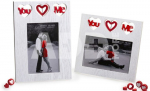 Rėmelis KPH 20040 YOU LOVE ME 15x10 medinis | White