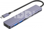 Platinet adapter Multimedia 7in1 (46236)