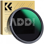 K&F Concept K&F 55MM ND2-ND400 Variable Filter (1-9 Stop), 24 Layers of Nano-coating, Nano-D Series
