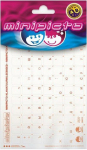 Minipicto keyboard sticker RUS KB-UNICLR-RU-RED, matte red