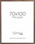 Focus Soul Walnut veneer 70X100 Plexi