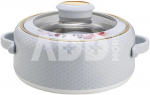 Nayasa casserole with glass lid Coral 2L, white